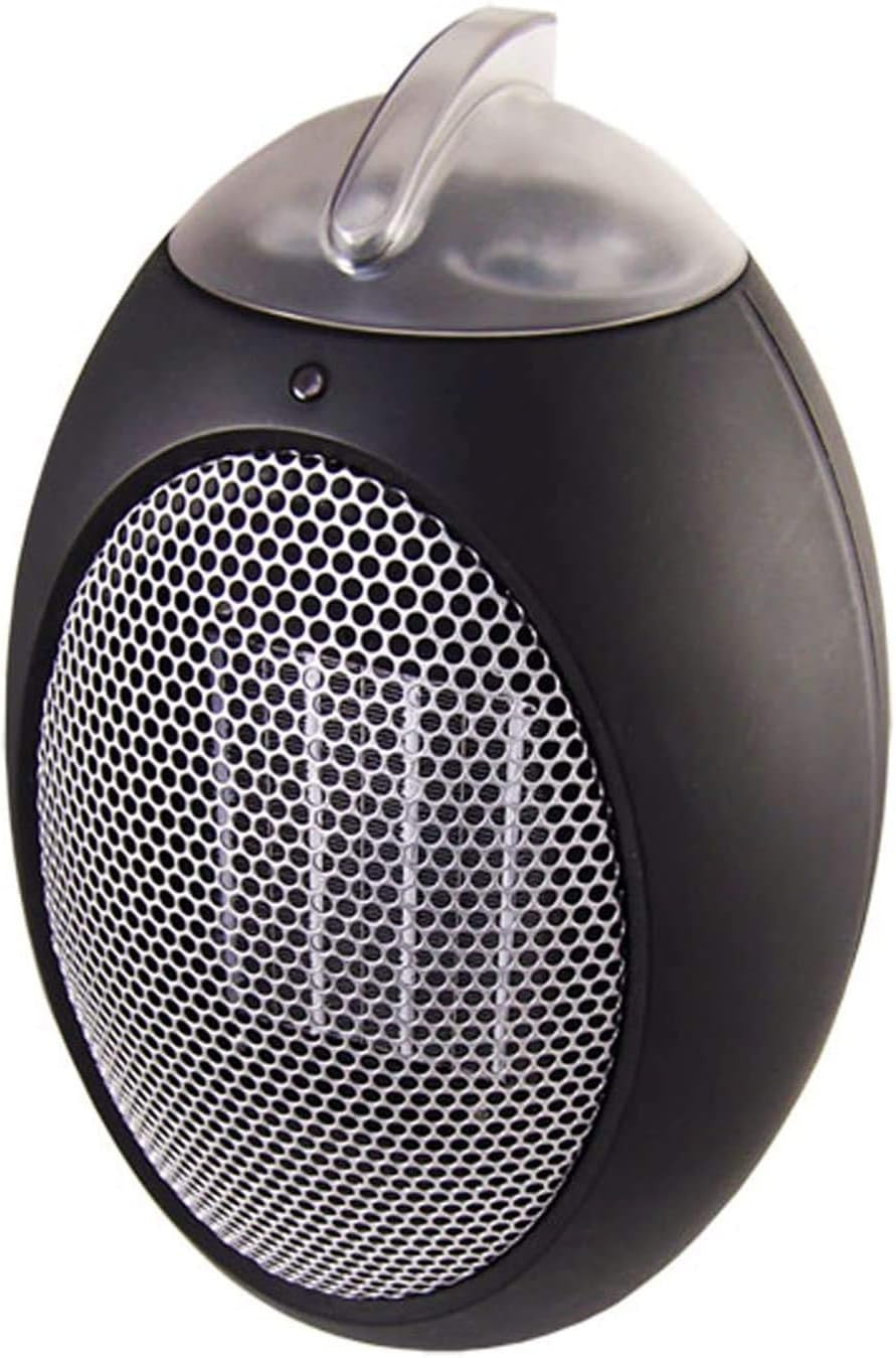 ESH Eco-Save Compact Personal Space Heater - 750-Watts, ETL Listed, Eco-Friendly, Energy Efficient Design, 11 x 7.5 Inches, 5 lbs.,Black